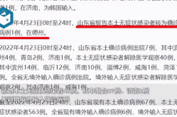 山东:本轮疫情发展快 无症状占比大（山东传染病疫情最新）