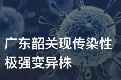 广东韶关现传染性极强变异株，广东发现什么传染病了