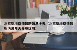 今日北京疫情最新情况，北京新冠疫情最新消息今天
