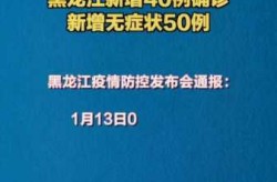 黑龙江新增本土确诊10例，黑龙江新增40例确诊 50例无症状