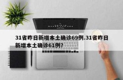 31省份增本土确诊61例 涉12省市，31省份新增本土确诊20例n