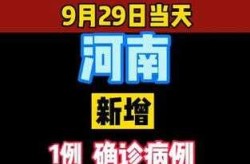 河南新增本土确诊病例29例最新消息，河南新增本土病例1个
