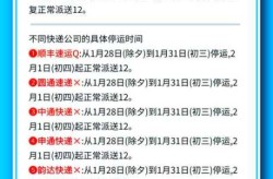 今年快递什么时候停运2022（顺丰快递过年停运吗）