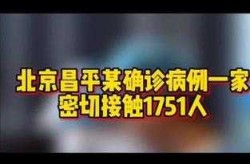 昌平确诊病例密接1751人（一确诊病例密接千人）