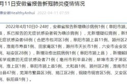 安徽新增无症状感染者病例，安徽1例无症状感染者
