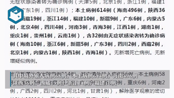 31省区市新增62例本土确诊（31省疫情最新消息今天）
