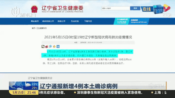 辽宁疫情最新数据消息今天新增(沈阳疫情最新消息2024年)
