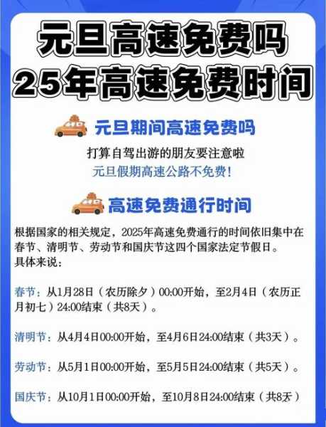 2022年元旦高速免费是几天（元旦高速为什么不免费）