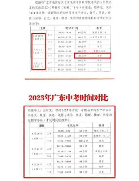 山东中考时间2023年时间表（2024年中考时间山东）
