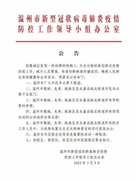 温州疫情最新数据消息今天新增（温州疫情最新消息今天）