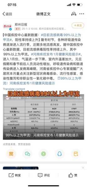 最近有流感吗2024年7月（最近流感病毒12月份）