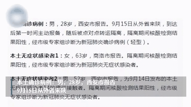 陕西通报本土7例感染者详情(陕西疫情最新新增病例)