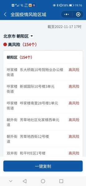 北京新增4个高风险地区,北京中风险地区增至4个