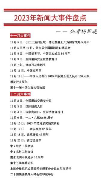 2023年中国有什么大事，2023年大事件一览