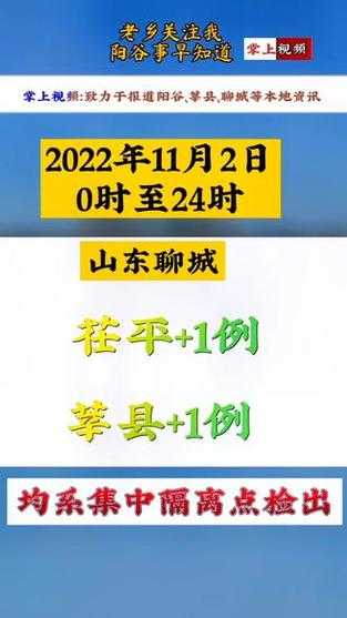 聊城阳谷疫情防控最新消息，聊城疫情最新消息今天新增