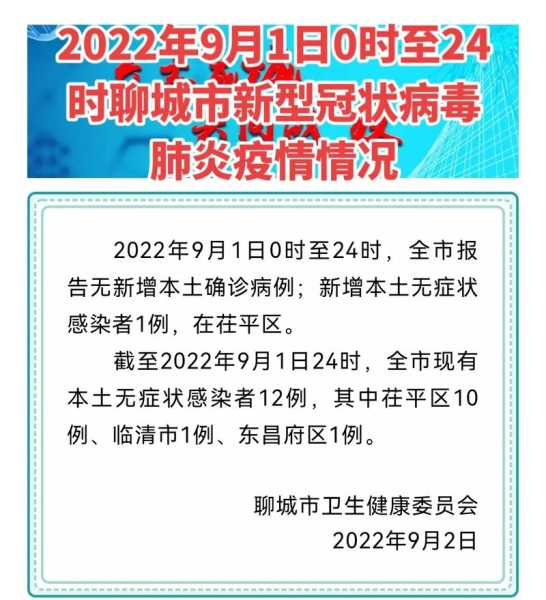 聊城今日疫情最新情况，山东聊城疫情最新消息今天新增病例
