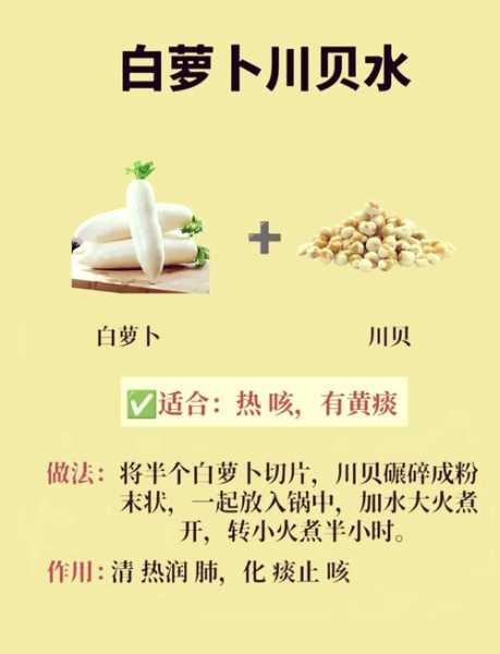 止咳最快的偏方白萝卜煮水,白萝卜止咳的方法