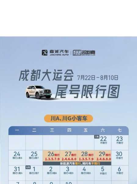 限号2022年8月最新限号时间，2025年8.20-9.3单双号限行