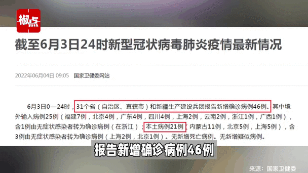 31省市昨新增本土死亡1例，31省昨日新增本土病例