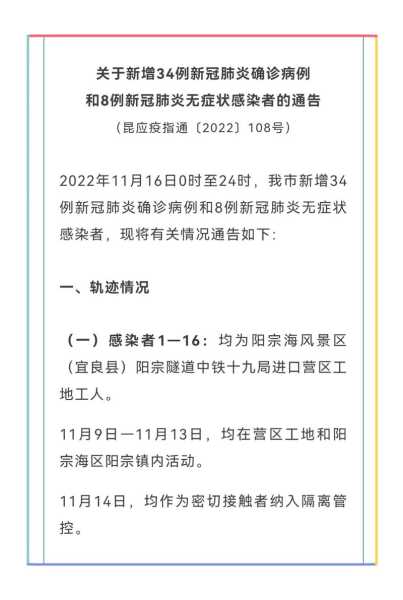 昆明发现2例核酸阳性人员轨迹，昆明病例最新情况